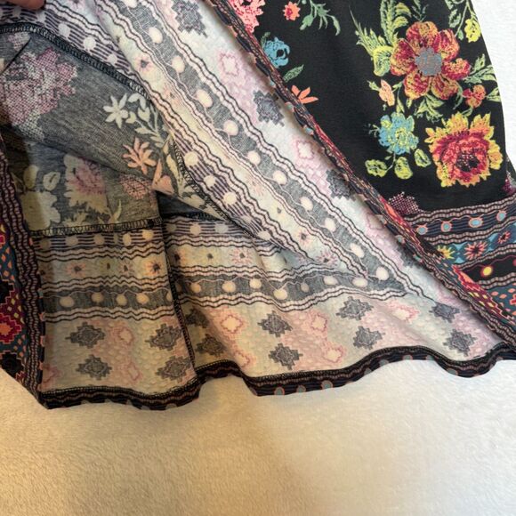 American Rag Cie Sleeveless Black Floral Dress With Pockets Size Small - Picture 7 of 15